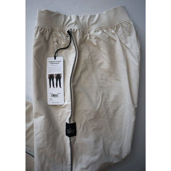 Alo Yoga M5097R Men's Sz M Bone/Beige Torrent Track Sweatpants - Picture 12 of 16
